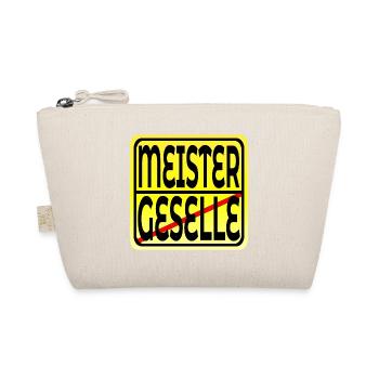 Meisterprüfung bestanden - MEISTER GESELLE - Bio-Täschchen - Natur - Vorne