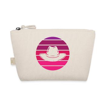 Countrygirl - Silhouette, Circle, Evening Sun - Organic Pouch - nature - Front