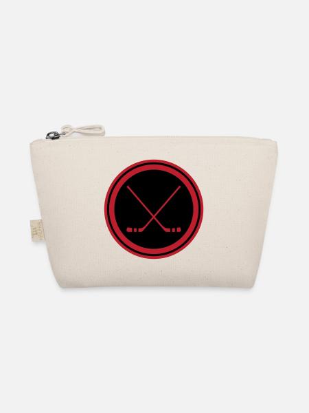 Ice hockey sticks - Organic Pouch - nature - Front