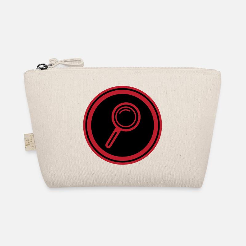 Magnifying glass icon Organic Pouch