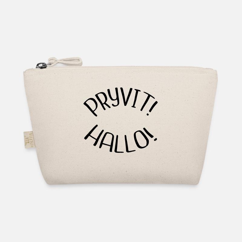 Ukrainer Ukrainerin Ukraine Pryvit-Hallo Geschenk Bio-Täschchen