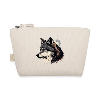 Wolf - Organic Pouch - nature - Front