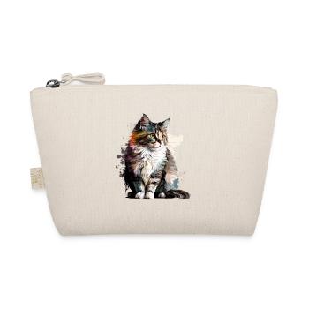 Katze - Bio-Täschchen - Natur - Vorne