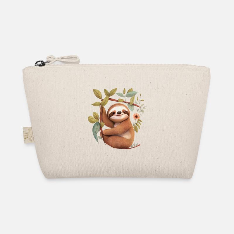 Sloth Design Organic Pouch
