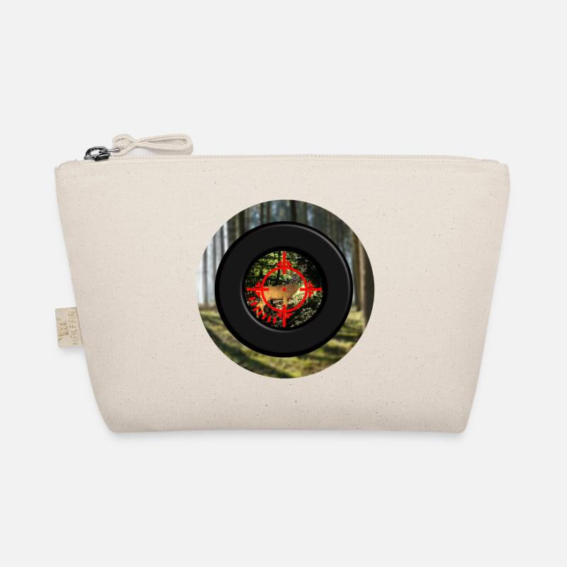 A deer seen through the scope Organic Pouch