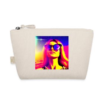 Space adventure lady - Organic Pouch - nature - Front