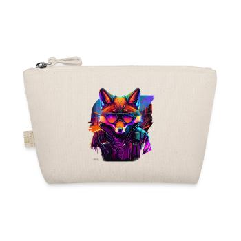 Kreatives Räuber Fuchs Design Fuchsliebhaber - Bio-Täschchen - Natur - Vorne