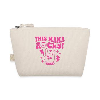 Cette maman rock rock and roll maman - Trousse biologique - nature - Devant