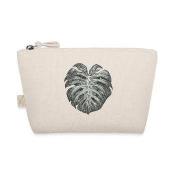 Feuille de monstre surréaliste, motif végétal - Trousse biologique - nature - Devant
