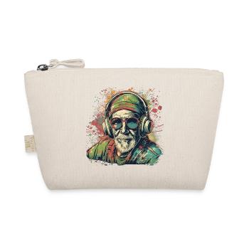 Cool guy with headphones in his prime - Organic Pouch - nature - Front