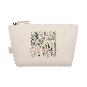Wunderschönes Boho Blumen Herbarium Bouquet - Bio-Täschchen - Natur - Vorne