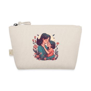 Beau design de la fête des mères, mère étreignant l’enfant - Trousse biologique - nature - Devant