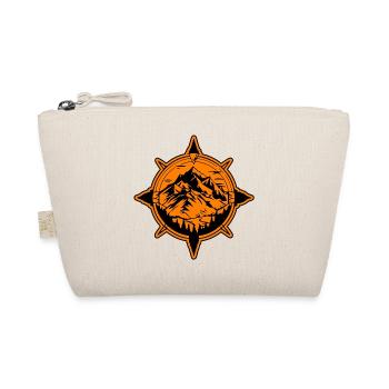 Symbole de voyage Compass Mountains - Trousse biologique - nature - Devant