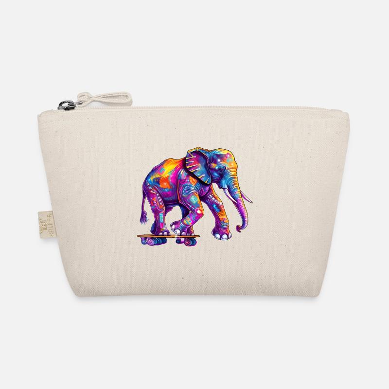 Metall Elephantastic - Bio-Täschchen - Natur