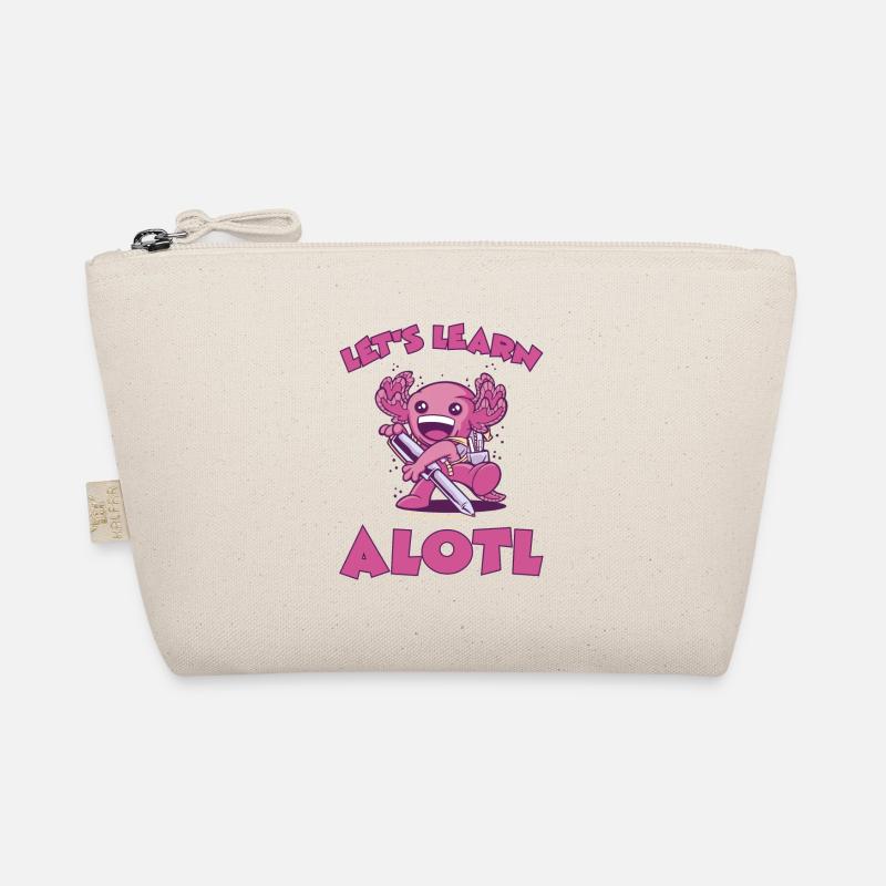 Axolotl Enrollment First Grader School Cone School Organic Pouch