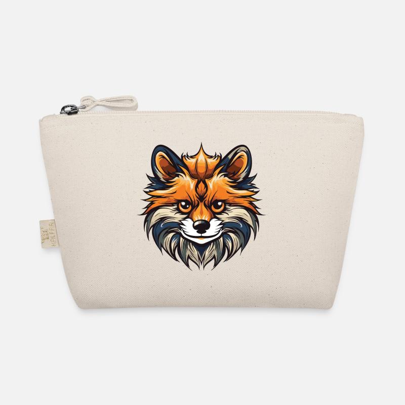 Pomeranian Hund Portrait - Bio-Täschchen - Natur