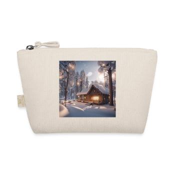 Immerse yourself in the magic of winter - Organic Pouch - nature - Front