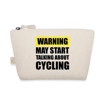 Lustiges Radsport-Zitat - Bio-Täschchen - Natur - Vorne
