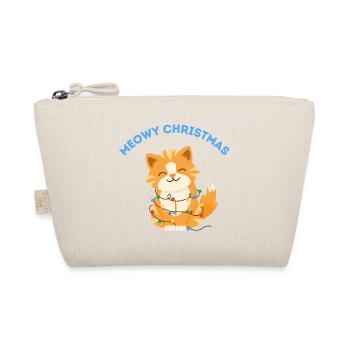 Meowy Christmas - Bio-Täschchen - Natur - Vorne