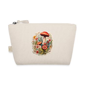 Art bohème avec des champignons et des fleurs - Trousse biologique - nature - Devant