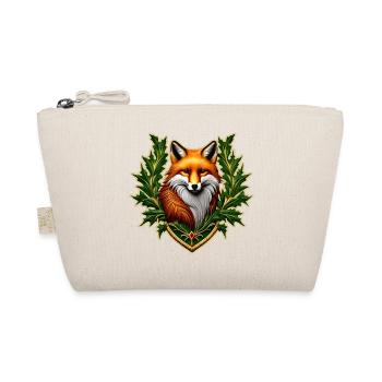 Wappen mit Fuchs - Bio-Täschchen - Natur - Vorne