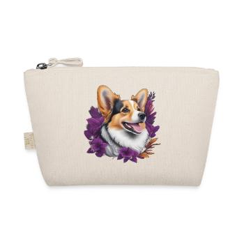 Tête de Corgi - Trousse biologique - nature - Devant