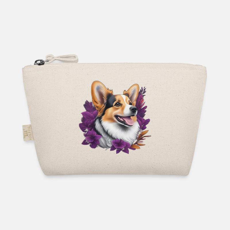Corgi Kopf Bio-Täschchen