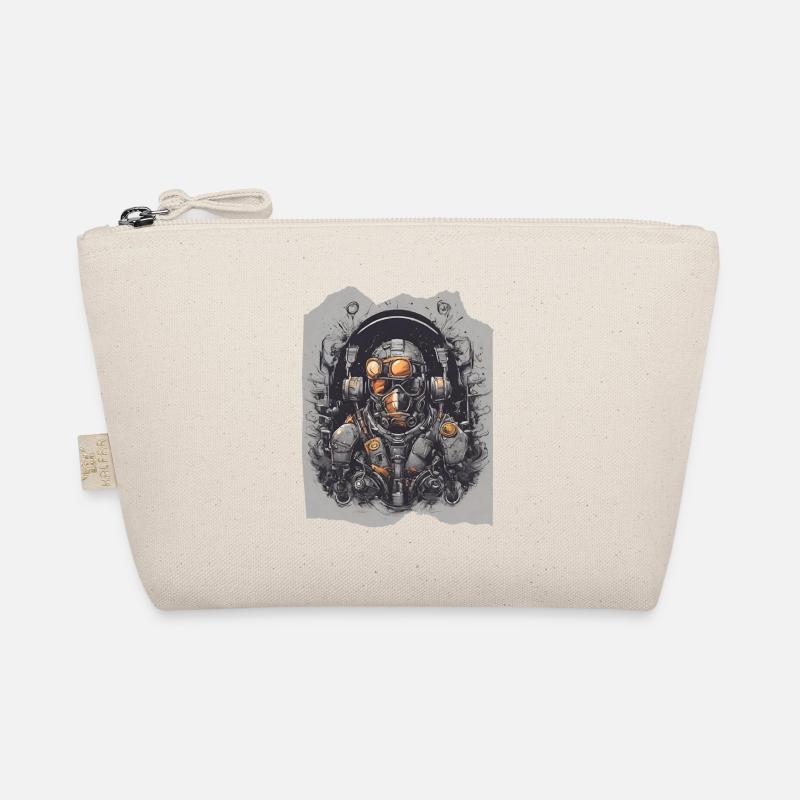 Cosmic Beats Explorer Raumfahrer Astronaut Orange Bio-Täschchen