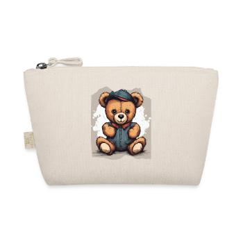 Denim Darling Teddy Bear Mignon Adorable Filles Cadeau - Trousse biologique - nature - Devant