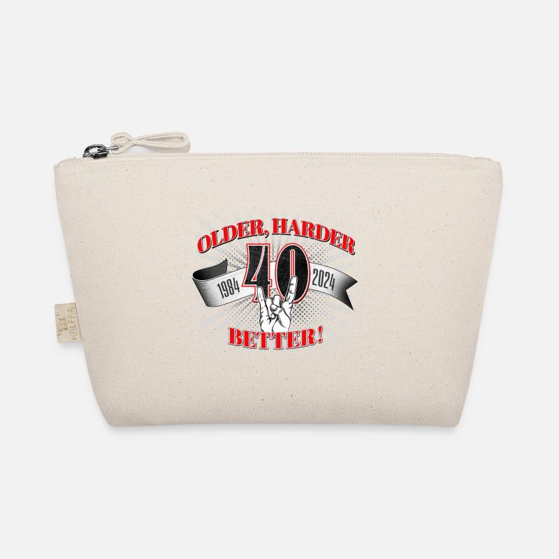 40.Geburtstag eines Metalfan oder Motorradfahrer Bio-Täschchen