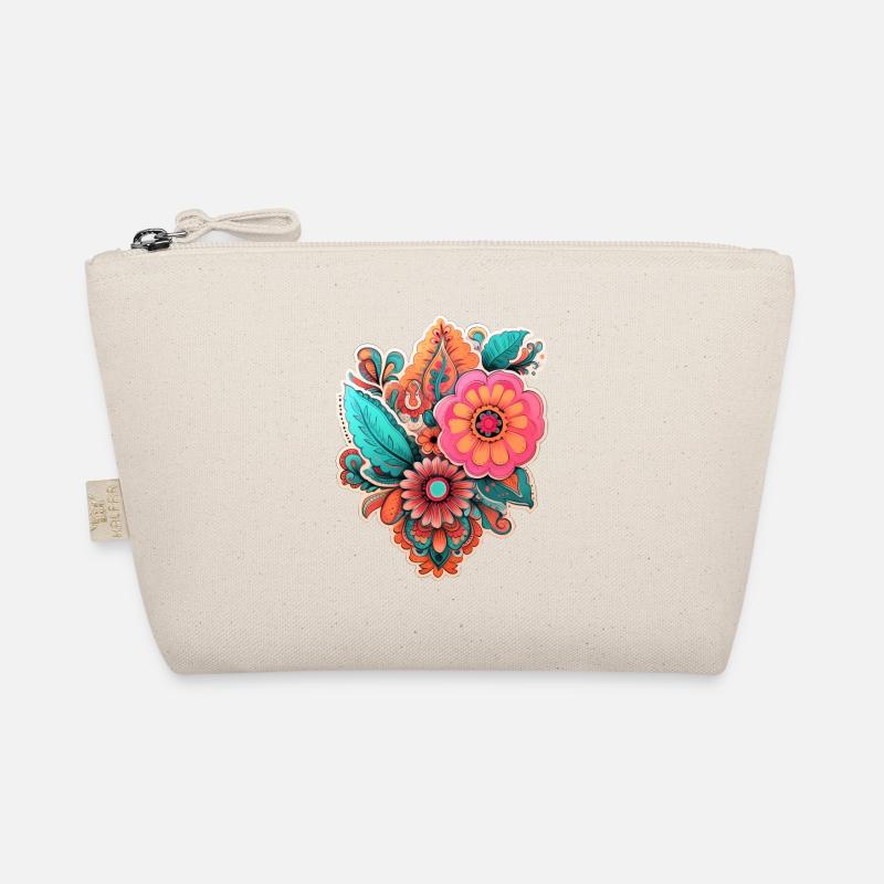 Wunderschönes Boho Blumen Herbarium Bouquet Bio-Täschchen