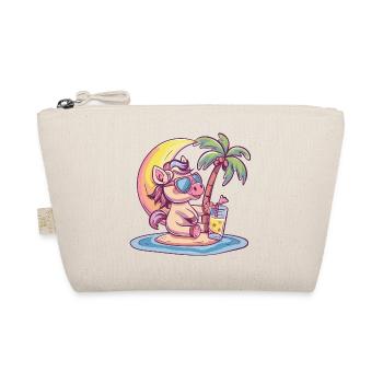 Horse Summer Beach Vacation - Organic Pouch - nature - Front