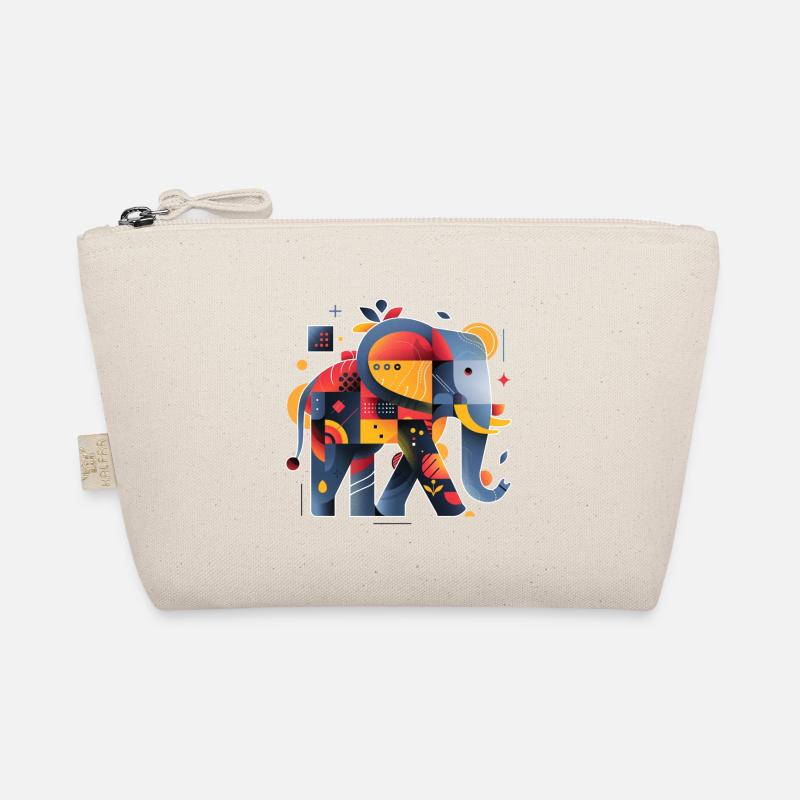 Elephant | abstract artwork Organic Pouch