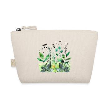plants and music - high quality fashion print - Organic Pouch - nature - Front
