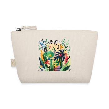 plants and music - high quality fashion print - Organic Pouch - nature - Front