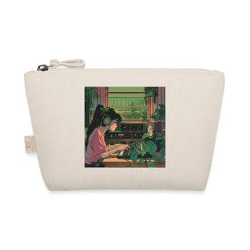 plants and music - high quality fashion print - Organic Pouch - nature - Front