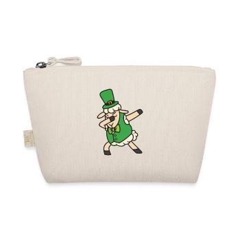 Sheep Dab Dabbing Dance Hip Hop St Patrick's Day - Organic Pouch - nature - Front