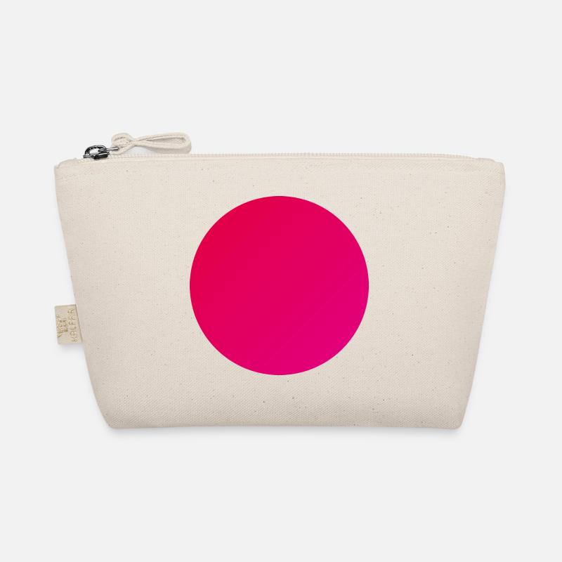 Cercle en rouge chaud Trousse biologique