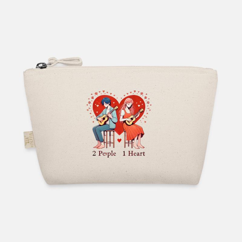 2 people 1 heart Organic Pouch