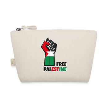 Poing levé avec drapeau palestine. Free Palestine - Trousse biologique - nature - Devant