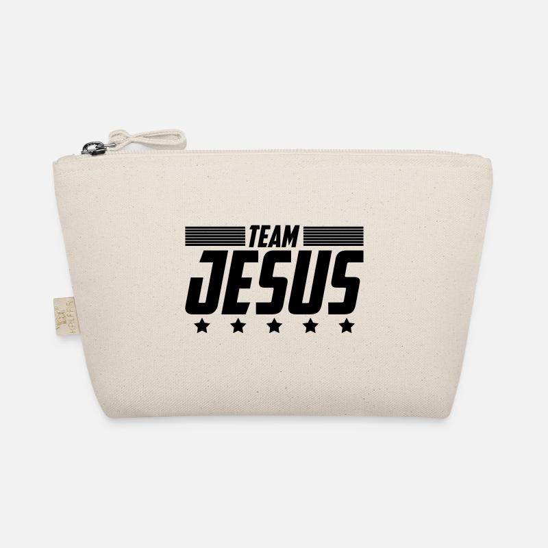 Team Jesus Gemeinde Liebe Gott | Farbe änderbar Bio-Täschchen