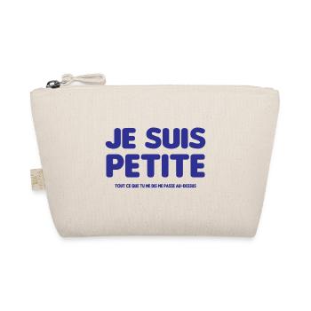 Je suis petite - Trousse biologique - nature - Devant