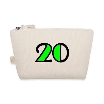20,20 ANS,20e ANNIVERSAIRE,ANNIVERSAIRE 20 ANS - Trousse biologique - nature - Devant