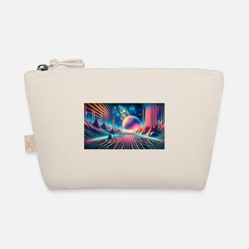 Neon Dreamscape Odyssey – Surréalisme Synthwave Wid Trousse biologique