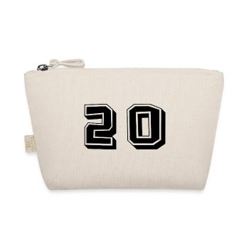 20 ANS. 20e ANNIVERSAIRE. ANNIVERSAIRE 20 ANS. 20 - Trousse biologique - nature - Devant