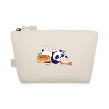 Panda mit Dim Sum - Bio-Täschchen - Natur - Vorne