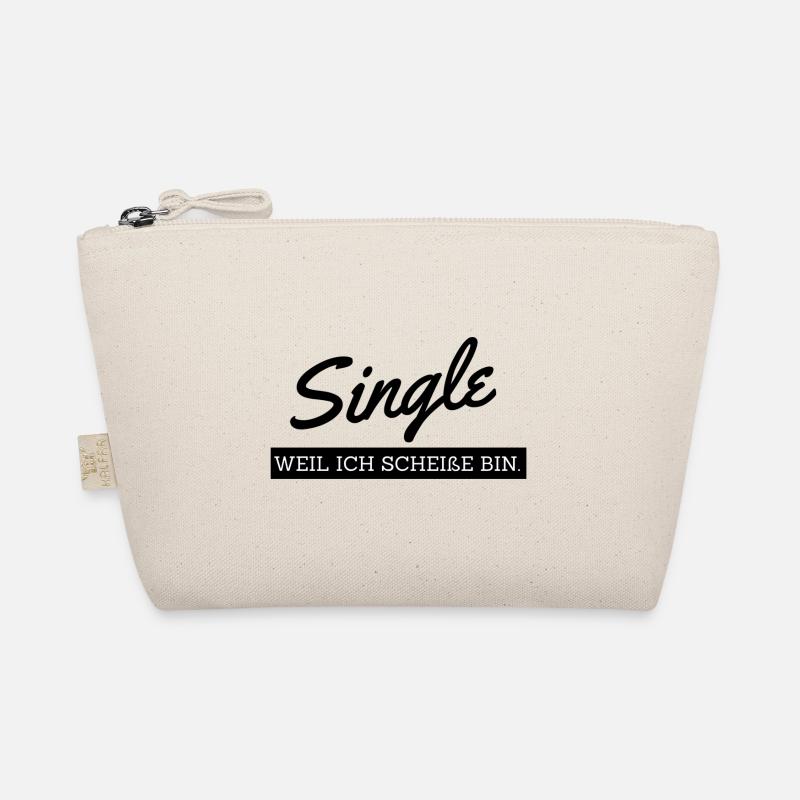 Single weil ich scheisse bin - Bio-Täschchen - Natur