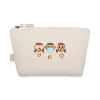 3 Wise Monkeys (Two-Ignorant Edition) - Organic Pouch - nature - Front