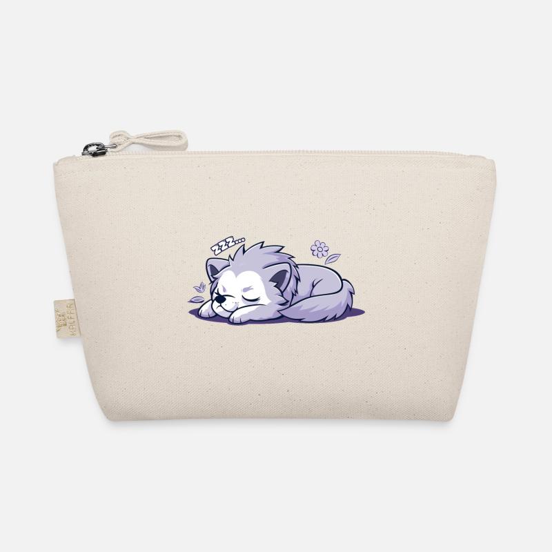 Sleeping Wolf - Sticker Organic Pouch