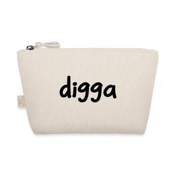digga - Jugendwort - Organic Pouch - nature - Front